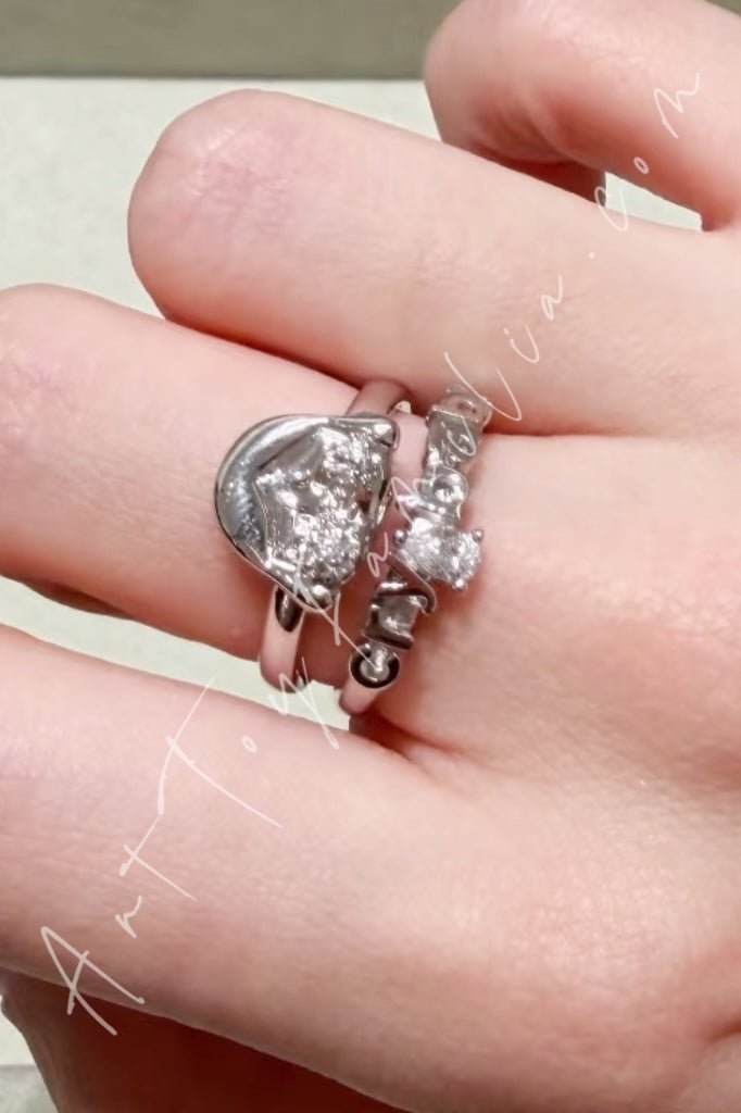 Popmart POPOP Jewelry Crybaby Crying For Love Series Classic Ring 12