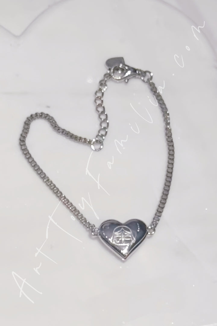 Popmart POPOP Jewelry Crybaby Crying For Love Series Heart Bracelet
