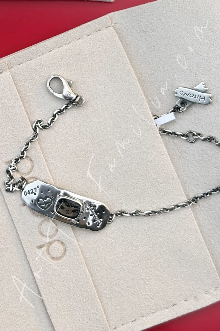 Popmart POPOP Jewelry Hirono Healing Series Band-Aid Bracelet