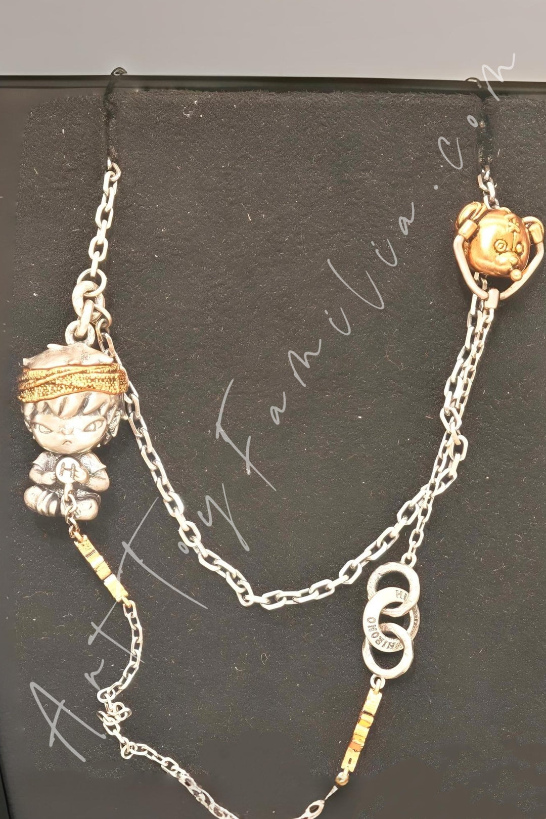 Popmart POPOP Jewelry Hirono Healing Series Lisening Necklace