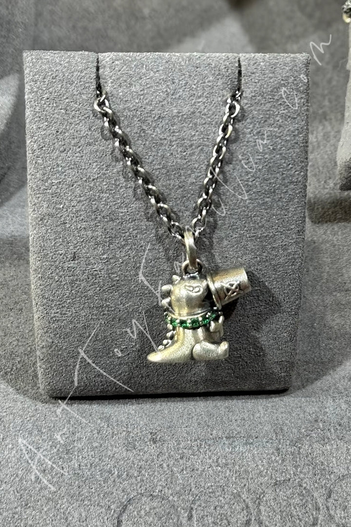 Popmart POPOP Jewelry Hirono Series Dinosaur Necklace