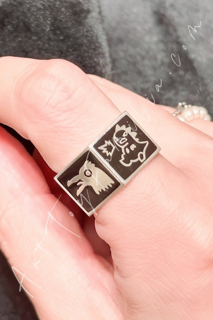 Popmart POPOP Jewelry Hirono Series Doodle Ring