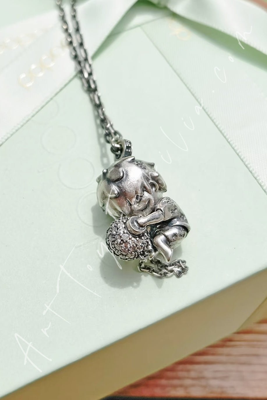 Popmart POPOP Jewelry Hirono Series Restriction Necklace