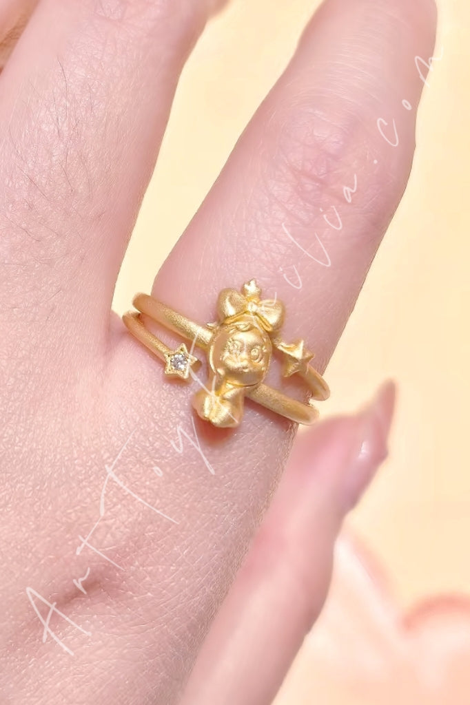 Popmart POPOP Jewelry Twinkle Twinkle The Magic Of Love Series Lucky Star Wish Ring
