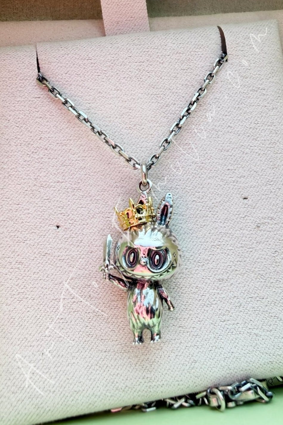 POP MART - POPOP The Monsters Labubu In The Name Of Love Series Labubu Necklace