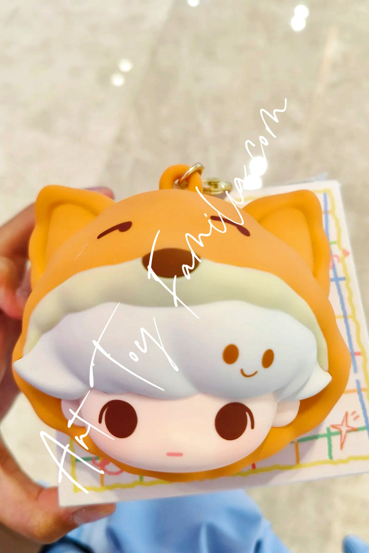 Popmart Pajama Party Series Earphone Bag Dimoo Fox
