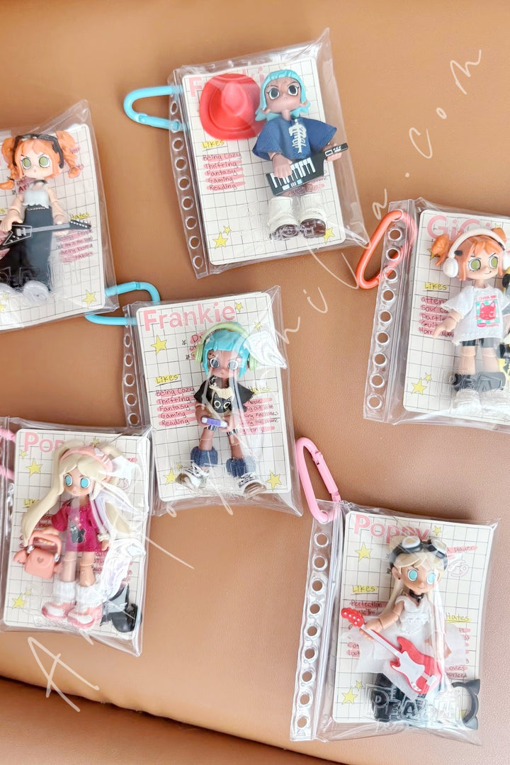 Popmart Peach Riot Carry the Music Series Block Pendant 6 Confirmed Regular Figures