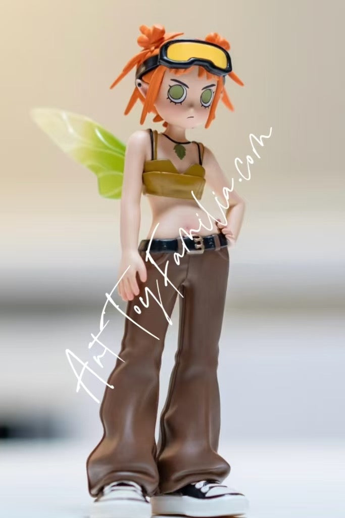 Popmart Peach Riot Punk Fairy Series Gigi Leaf