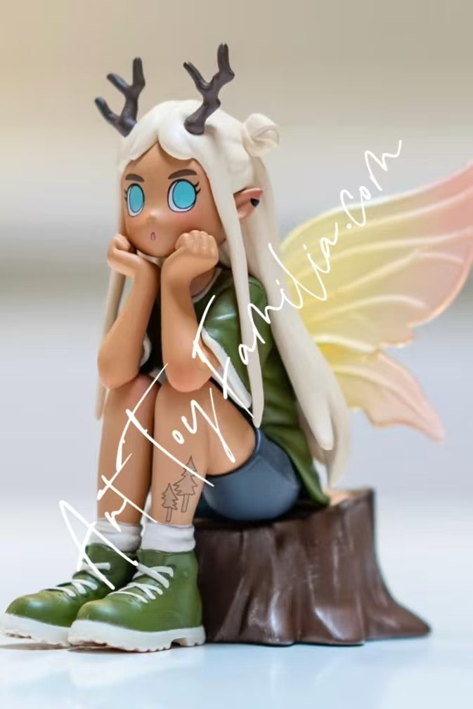 Popmart Peach Riot Punk Fairy Series Poppy Tree Stump