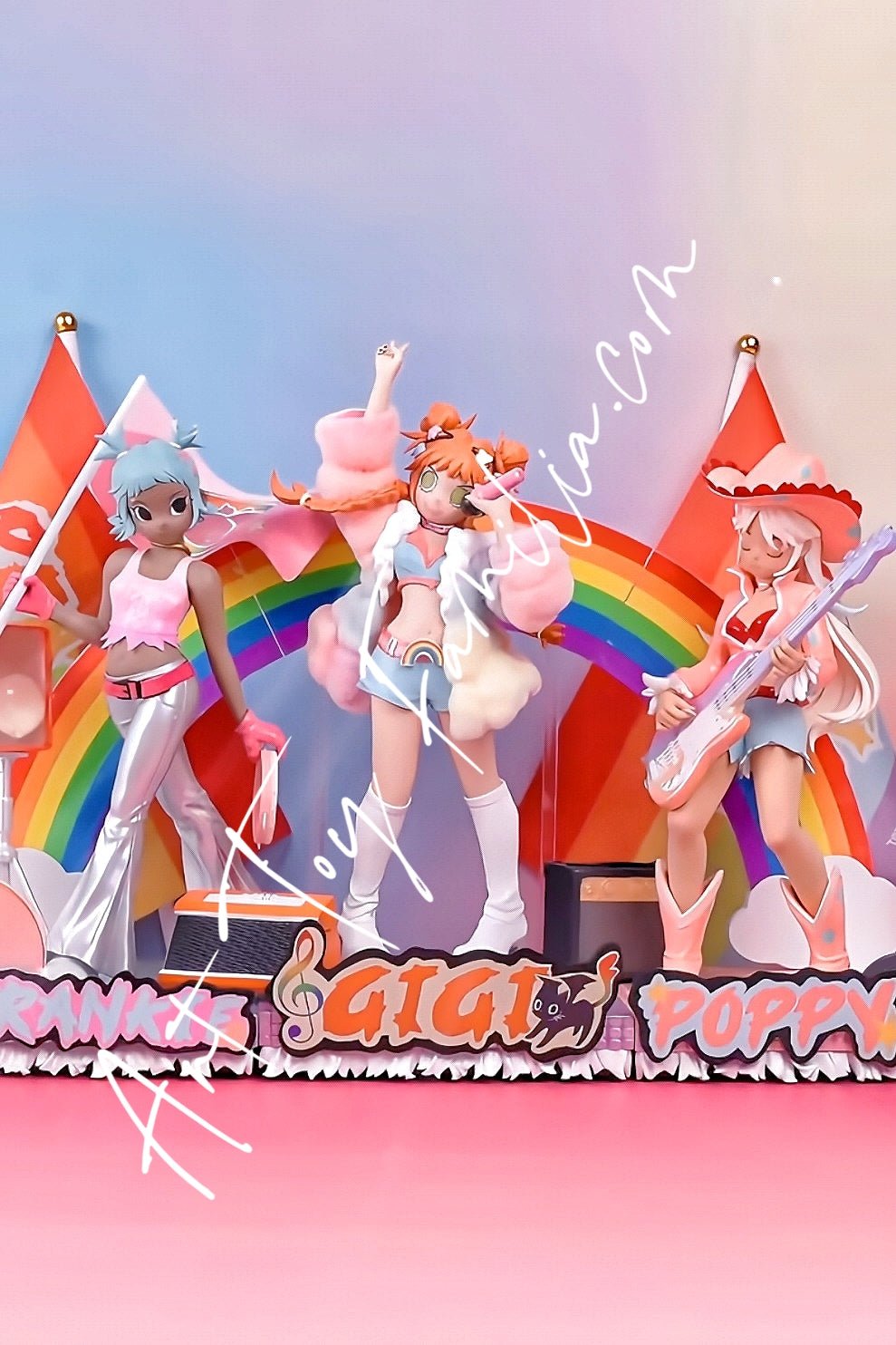 Peach Riot Rainbow Riot Set Figurine - 判桃彩虹巡游吊卡 – Art Toy Familia