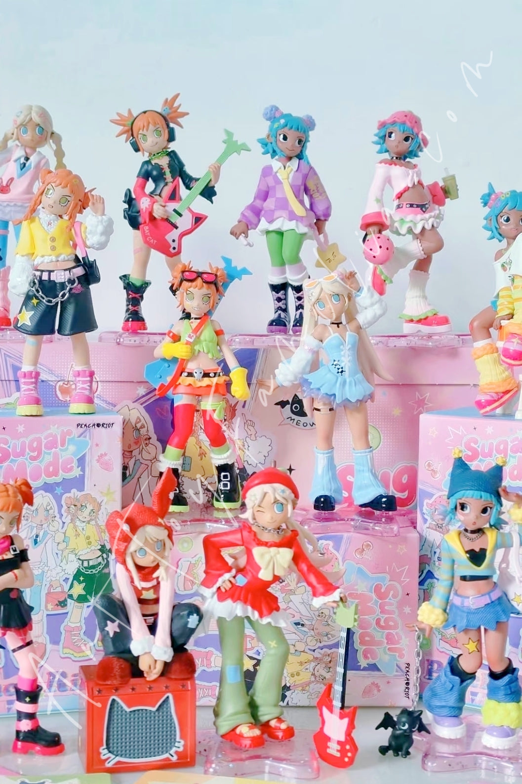 Popmart Peach Riot Sugar Mode Series Figures Sealed Full Set