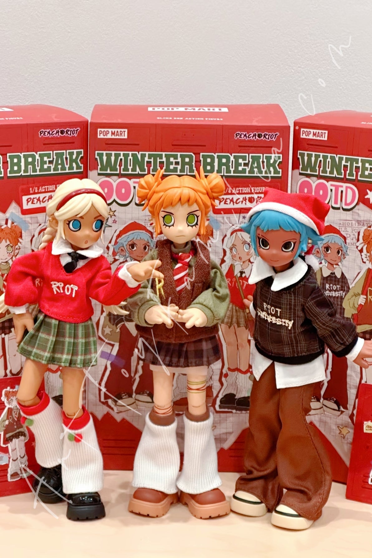 Peach Riot Winter Break OOTD Series 1/8 Action Figure - 冬季假日