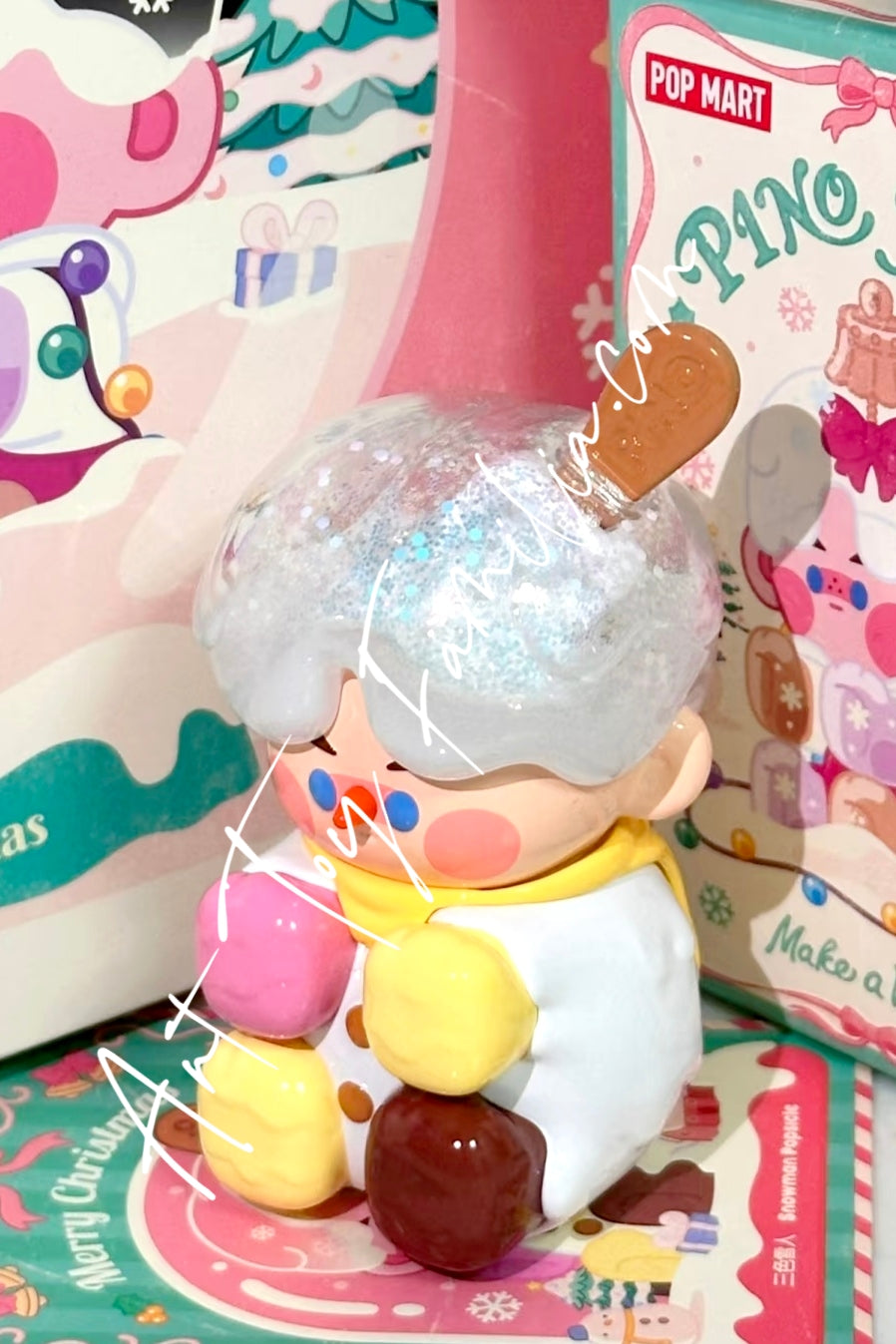 Popmart Pino Jelly Make A Wish Series Snowman Popsicie