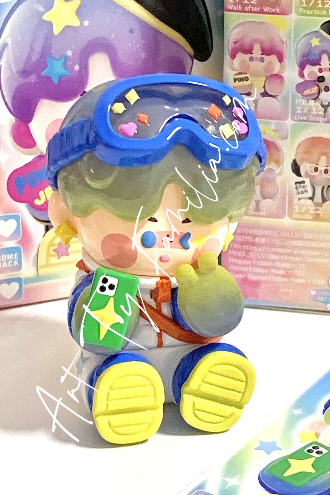 Popmart Pino Jelly Star Project Series Trading Card Shoot