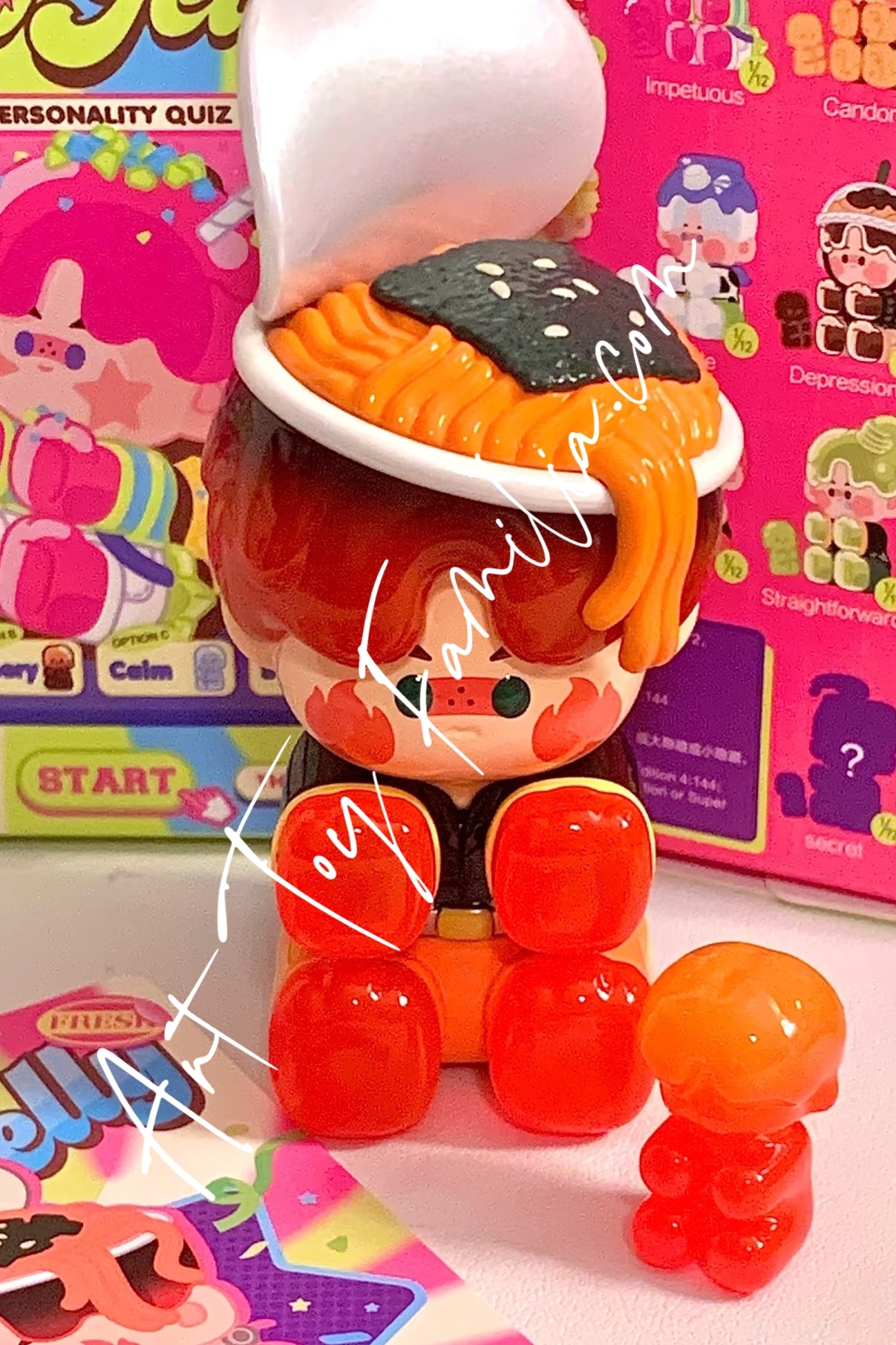 Popmart Pino Jelly Taste & Personality Quiz Series Fiery