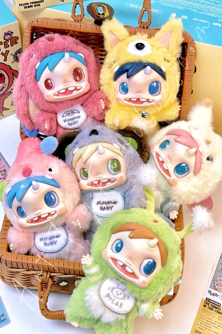 Popmart Polar Monsters Baby Series Plush Pendant Sealed Fullset