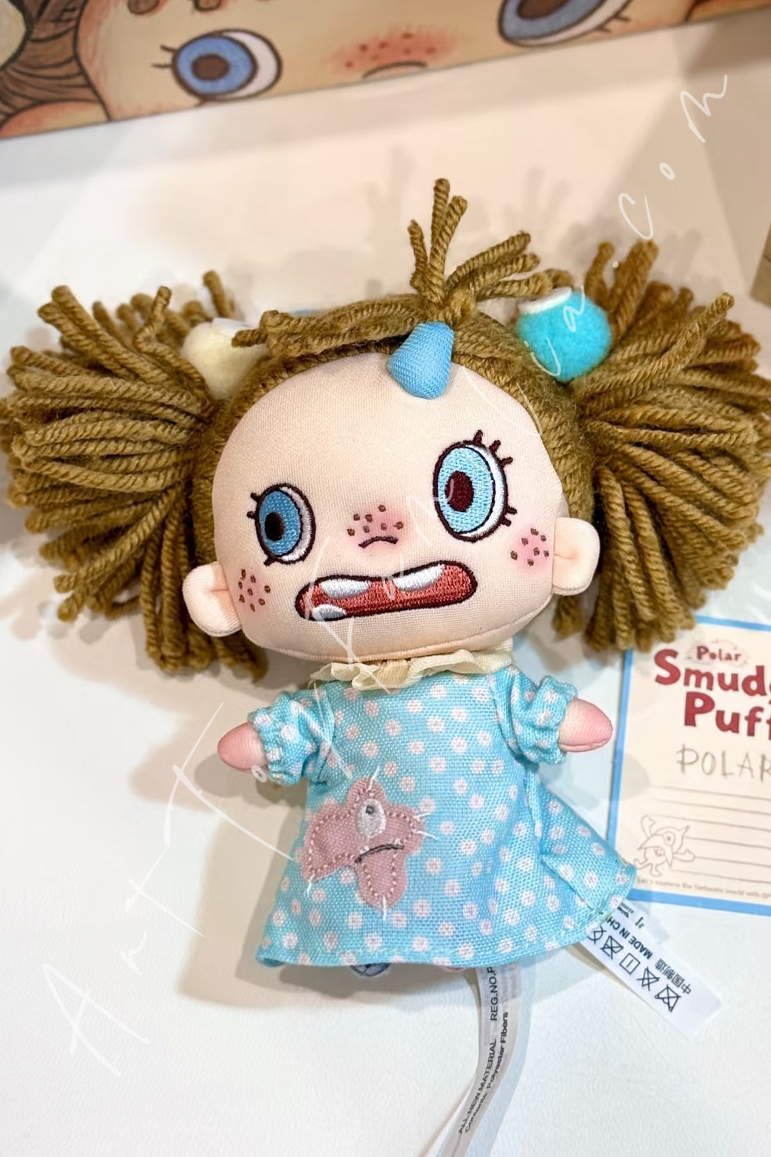 Popmart Polar Smudge Puff Series Plush Pendant Blind Box Sleepwalk Oops