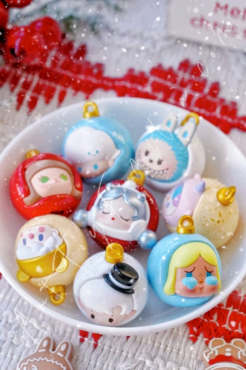 Popmart Pop Bean Christmas Balls Series Fullset