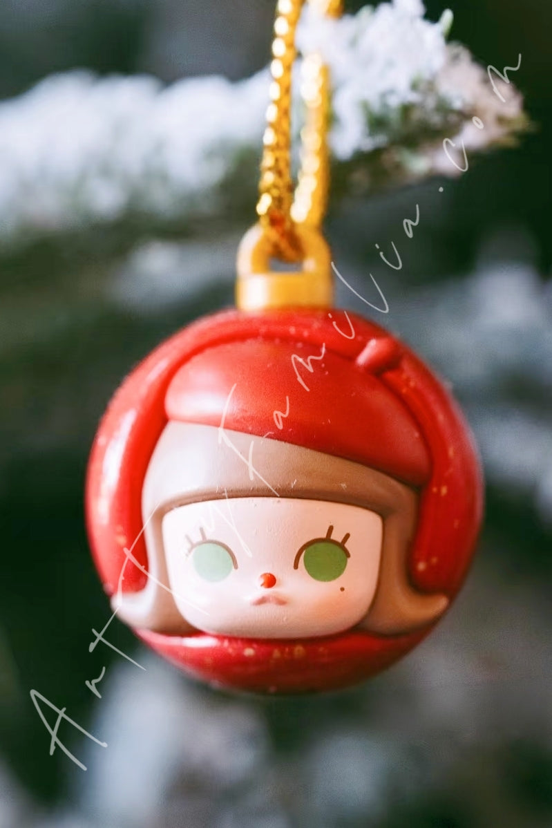 Popmart Pop Bean Christmas Balls Series Molly