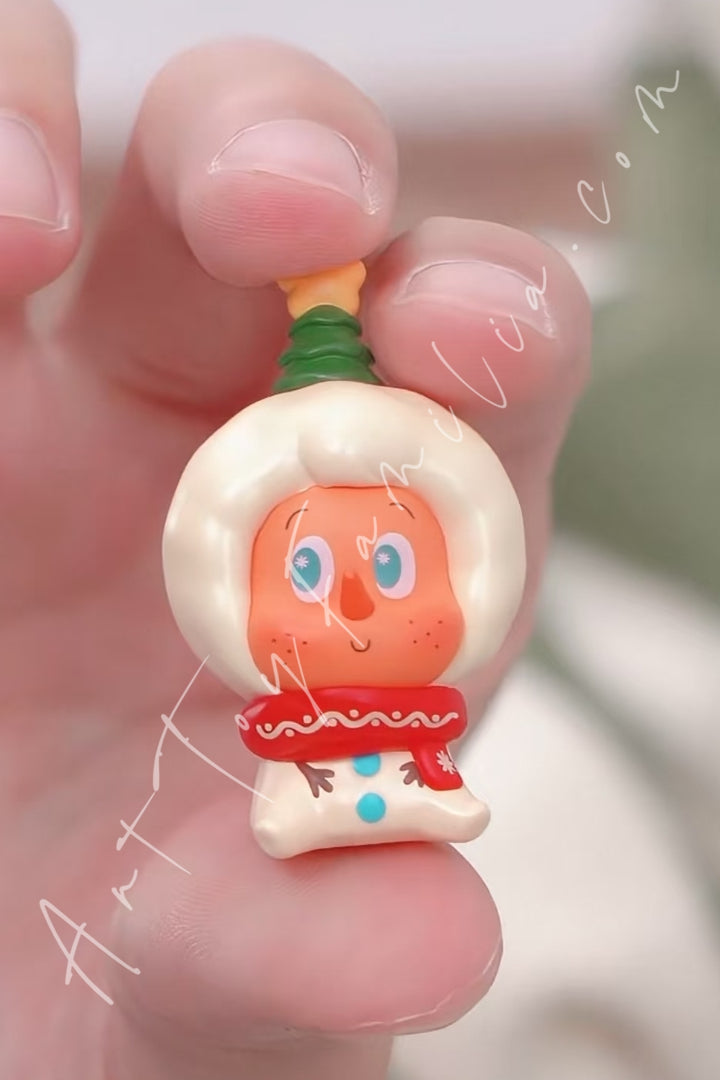 Popmart Pop Bean Christmas Delivery in Progress Series Twinkle Twinkle-Make Believe Snowman