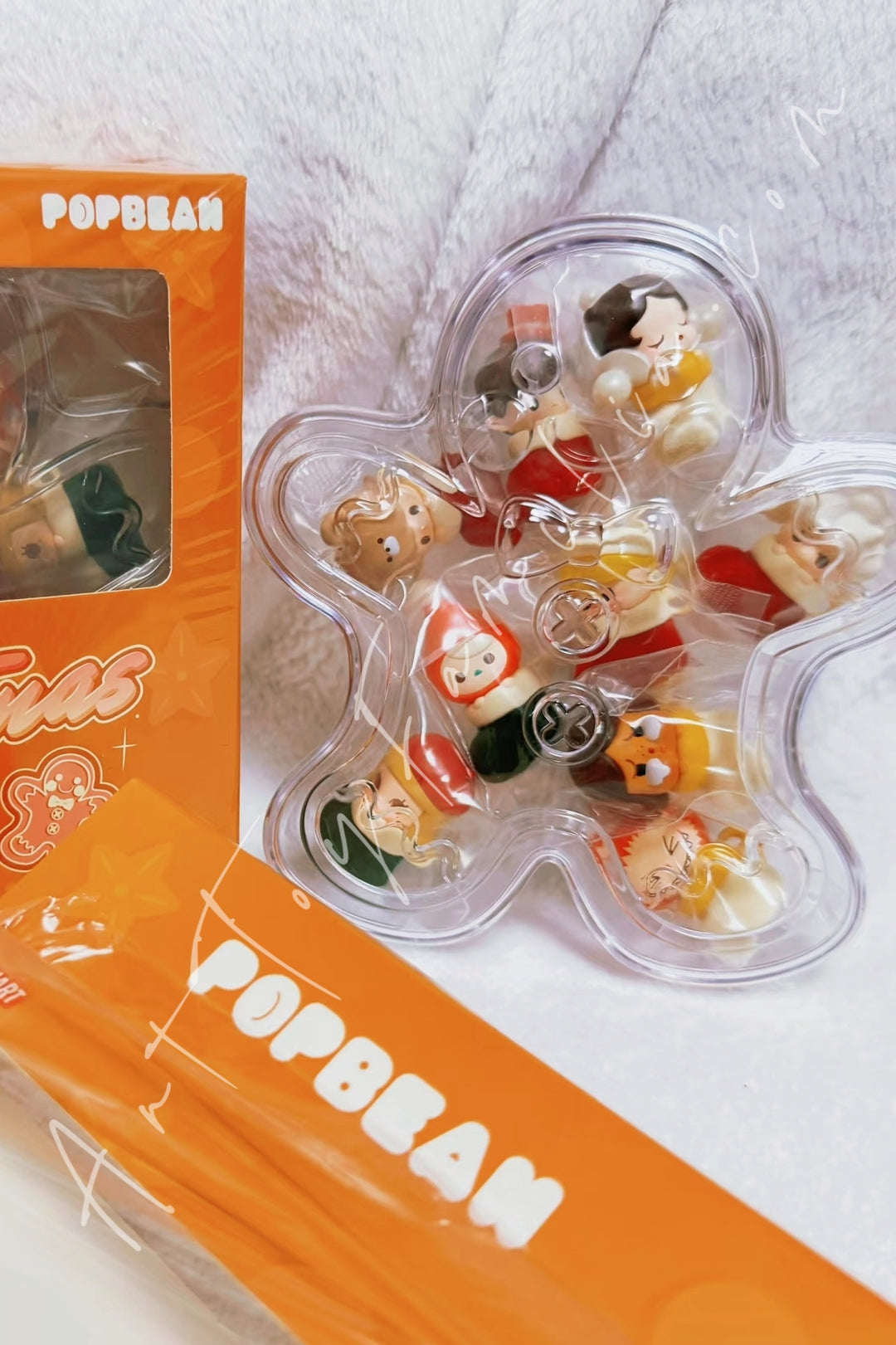 Popmart Pop Bean Christmas Sock Series Fullset