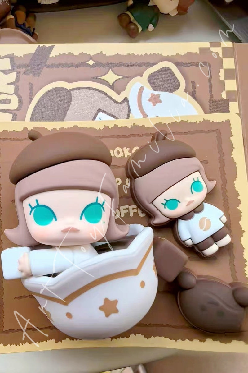 Popmart Pop Bean Coffee Factory Series Decoration Charm Molly