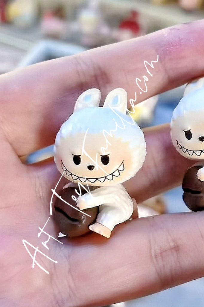 Popmart Pop Bean Coffee Factory Series Doll Labubu
