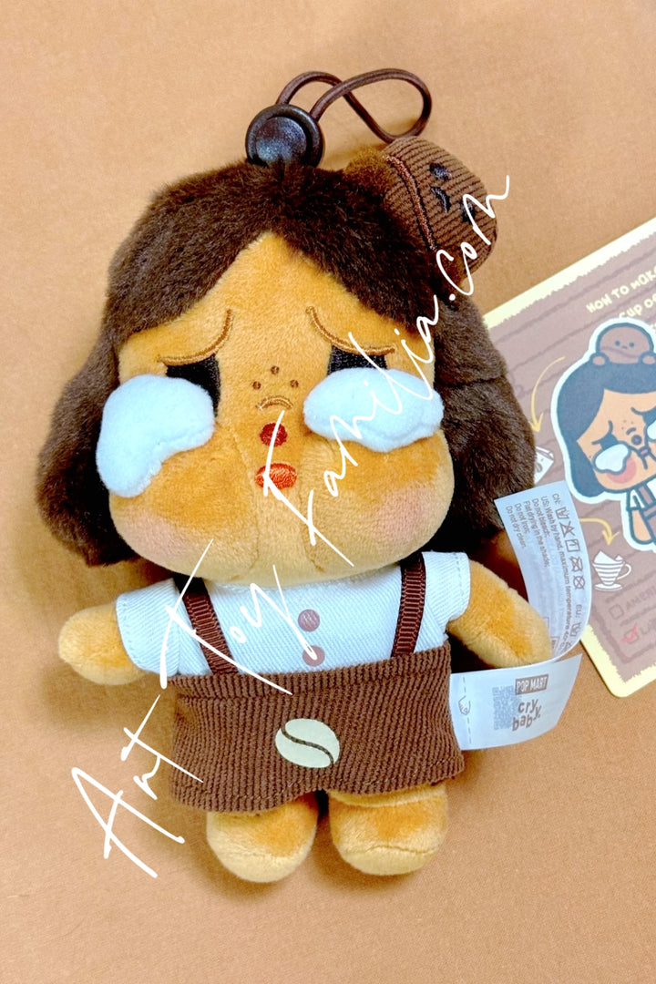 Popmart Pop Bean Coffee Factory Series Plush Pendant Crybaby