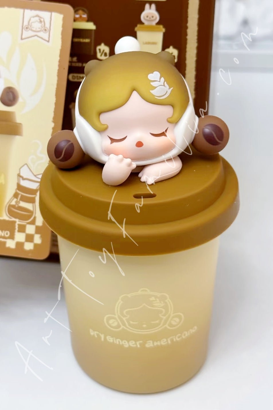 POP MART - Pop Bean Coffee Factory Series Scented Candle - 泡泡萌粒咖啡工厂系列蜡烛香氛 Skullpanda Dry Ginger Americano - 干姜美式