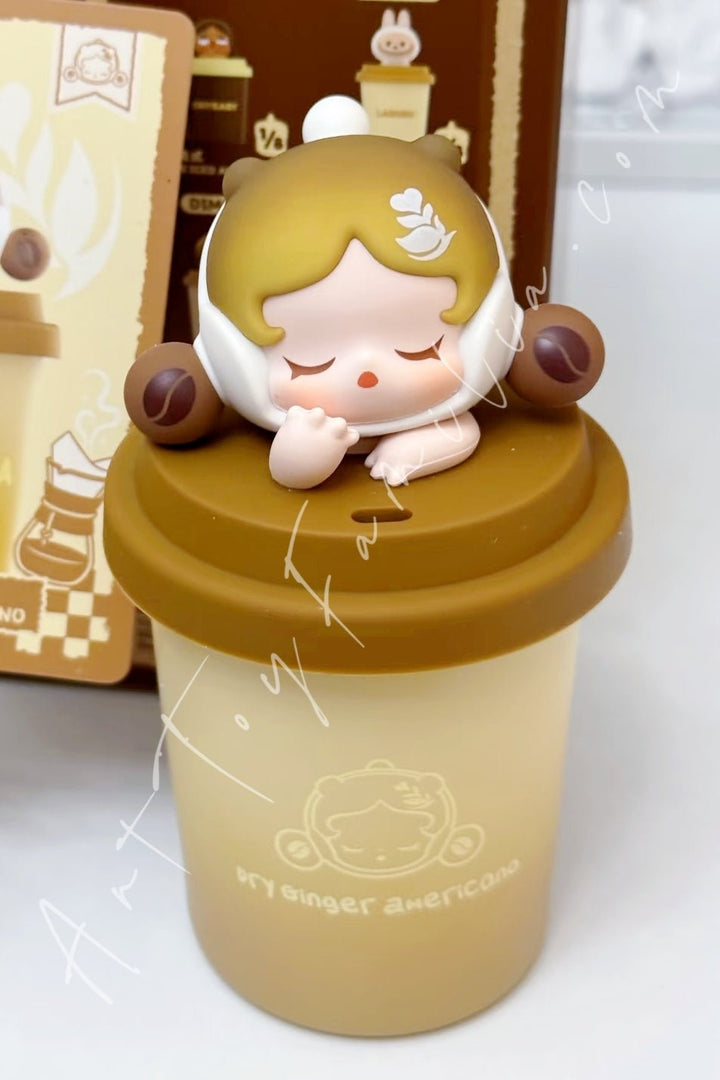POP MART - Pop Bean Coffee Factory Series Scented Candle - 泡泡萌粒咖啡工厂系列蜡烛香氛 Skullpanda Dry Ginger Americano - 干姜美式