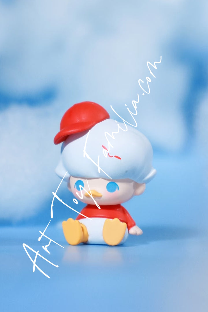 Popmart Pop Bean Dimoo World × Disney Classic Series Huey Duck