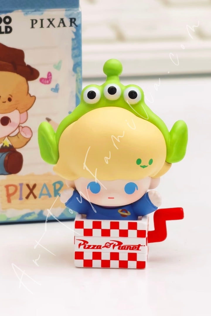 Popmart Pop Bean Dimoo World × PIXAR Series Dimoo As Alien(Special Ver.)(Secret)