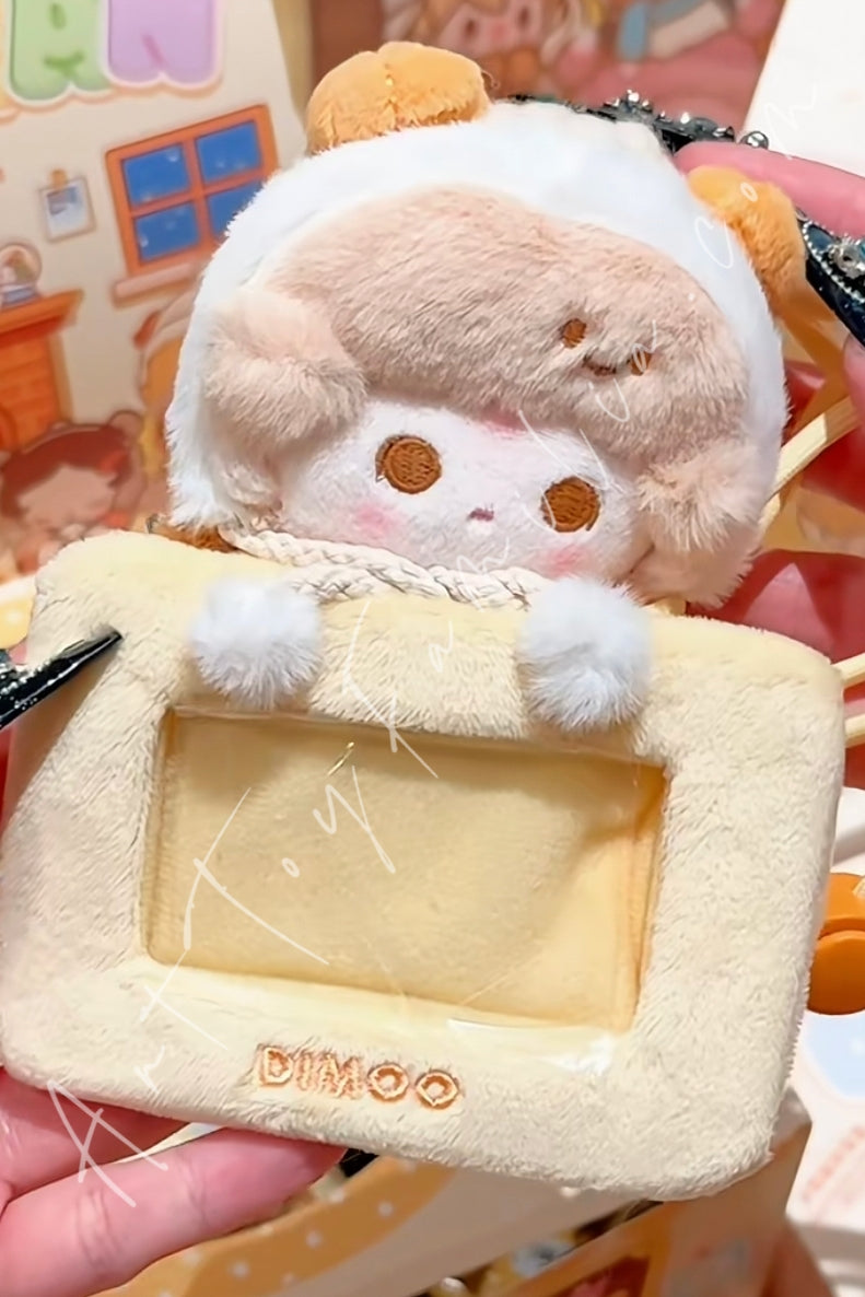 Popmart Pop Bean Fluffy & Cozy Series Card Holder Pendant Dimoo Woolly Baa-Baa