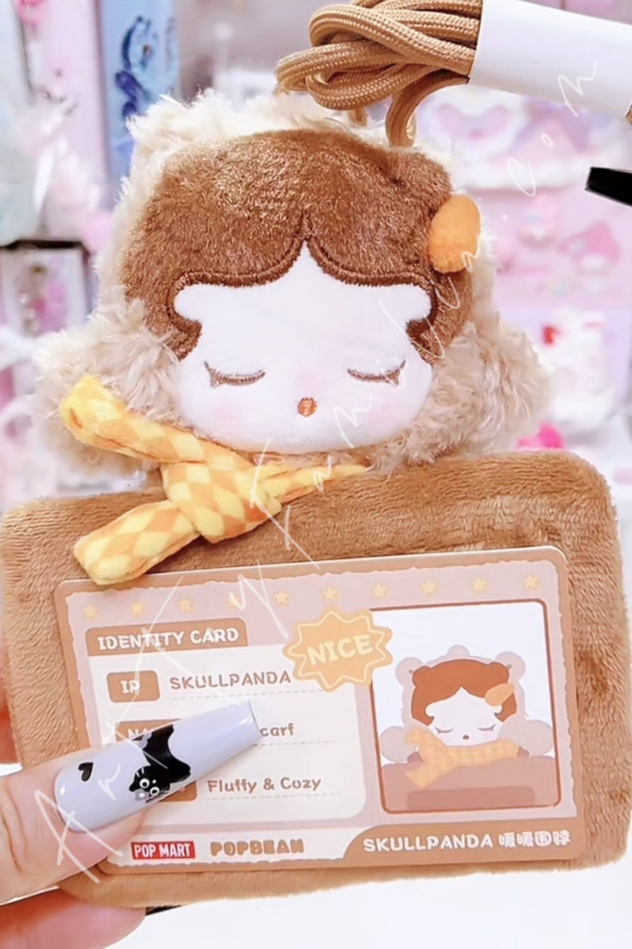 POP BEAN Fluffy & Cozy シリーズカード ホルダー Pop Bean Fluffy & Cozy Series Card Holder Pendant - 毛绒绒暖呼呼