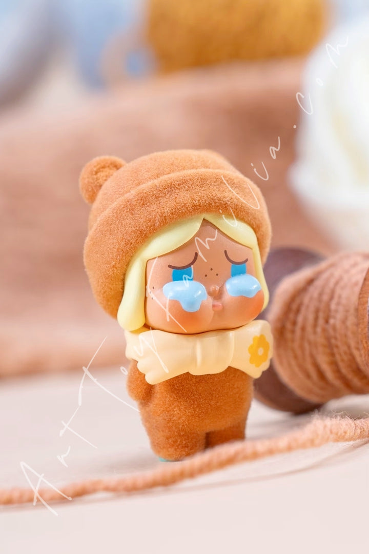 Popmart Pop Bean Fluffy & Cozy Series Crybaby Fuzzy Bear