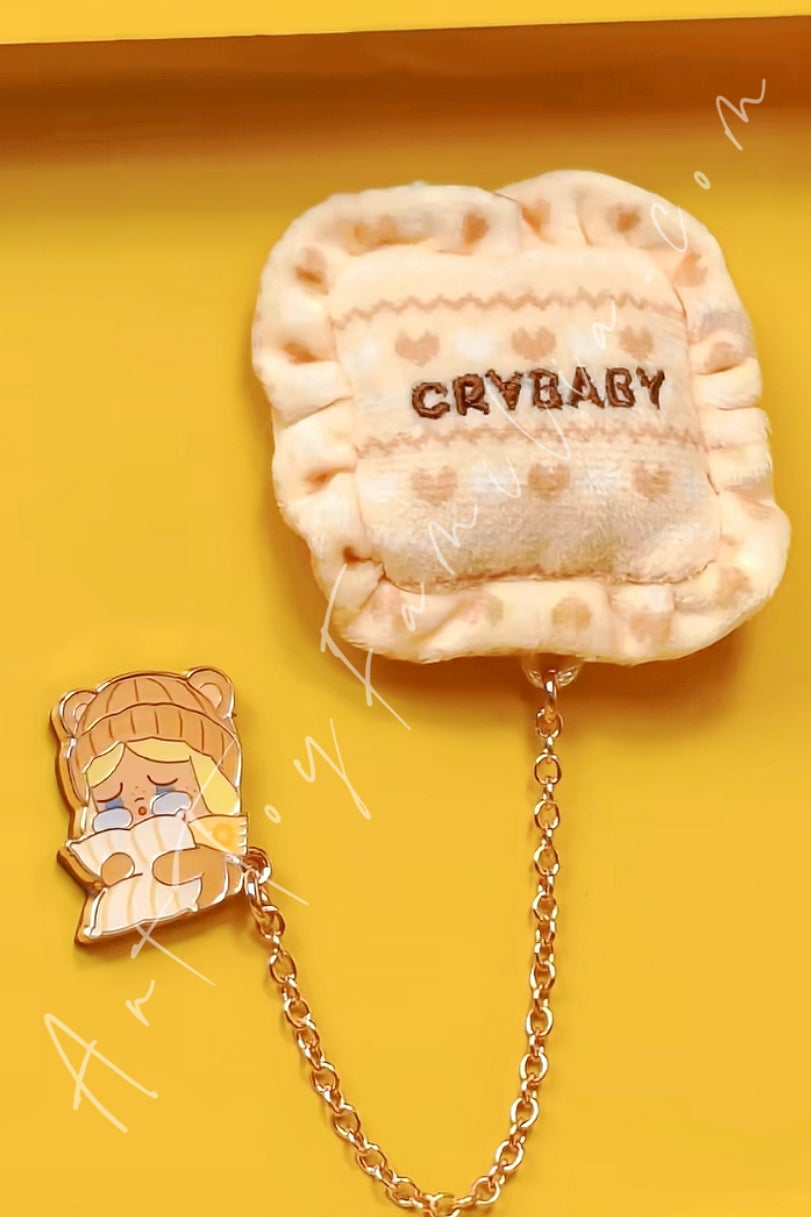 Popmart Pop Bean Fluffy & Cozy Series Fridge Magnet Crybaby Fuzzy Bear