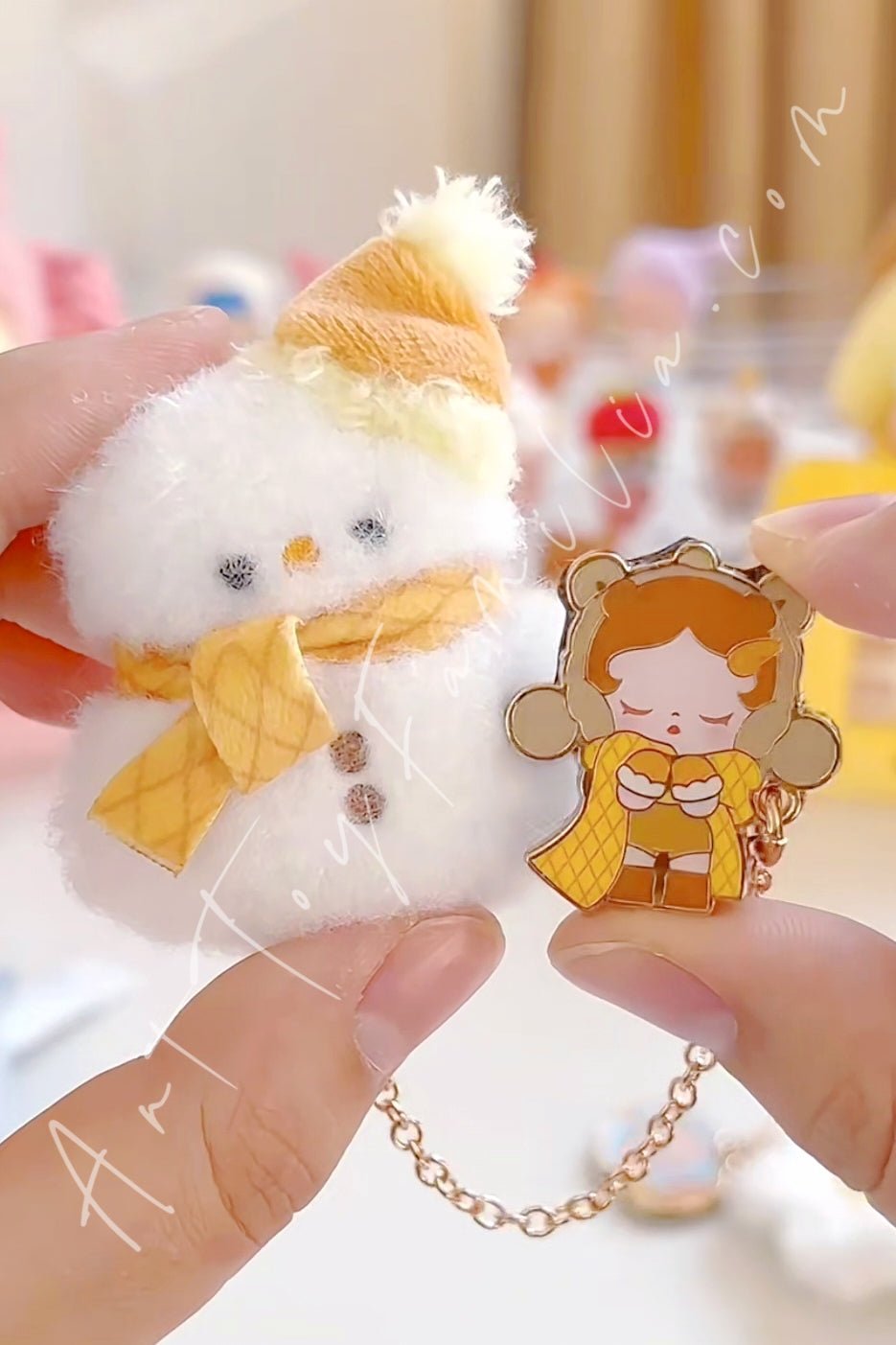 Pop Bean Fluffy & Cozy Series Fridge Magnet - 毛绒绒暖呼呼系列冰箱