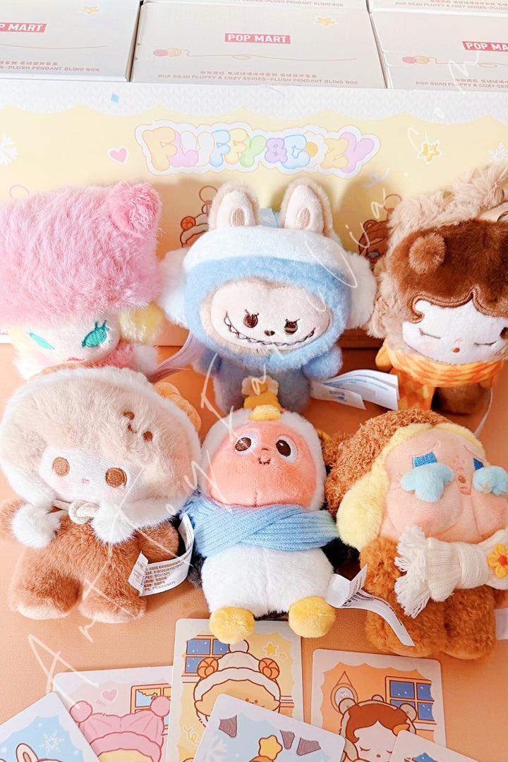 Popmart Pop Bean Fluffy & Cozy Series Plush Pendant