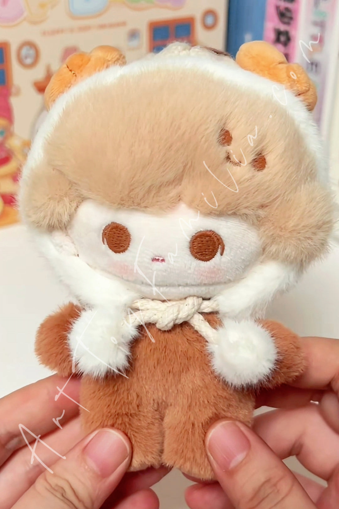 Popmart Pop Bean Fluffy & Cozy Series Plush Pendant Dimoo Woolly Baa-Baa