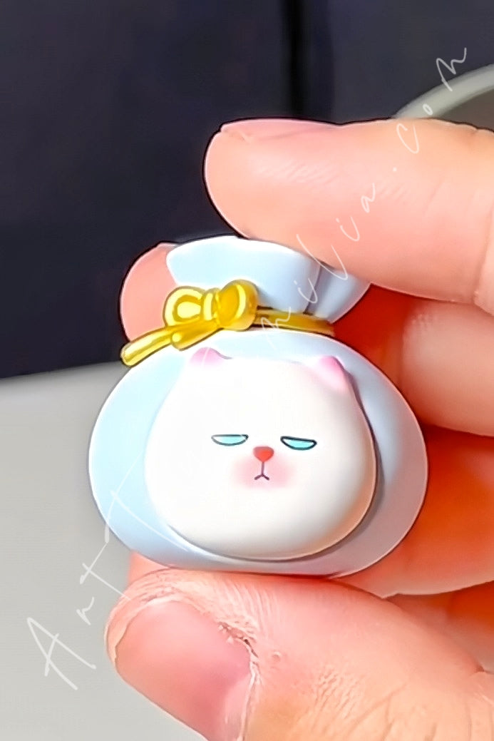 Popmart Pop Bean Fortune Bag Series Vivicat-Calm And Confident