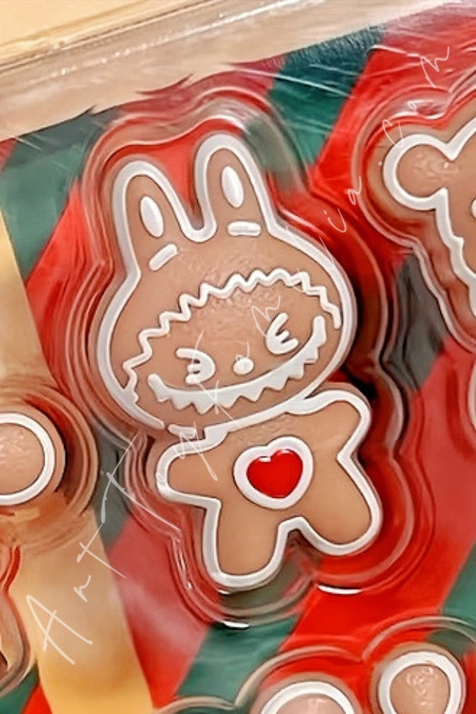 Popmart Pop Bean Gingerbread Man Series Labubu