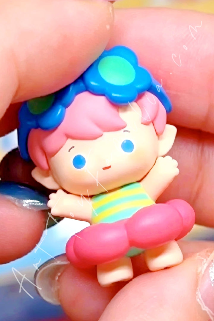 Popmart Pop Bean Island Vacation Series HACIPUPU Pink Summer