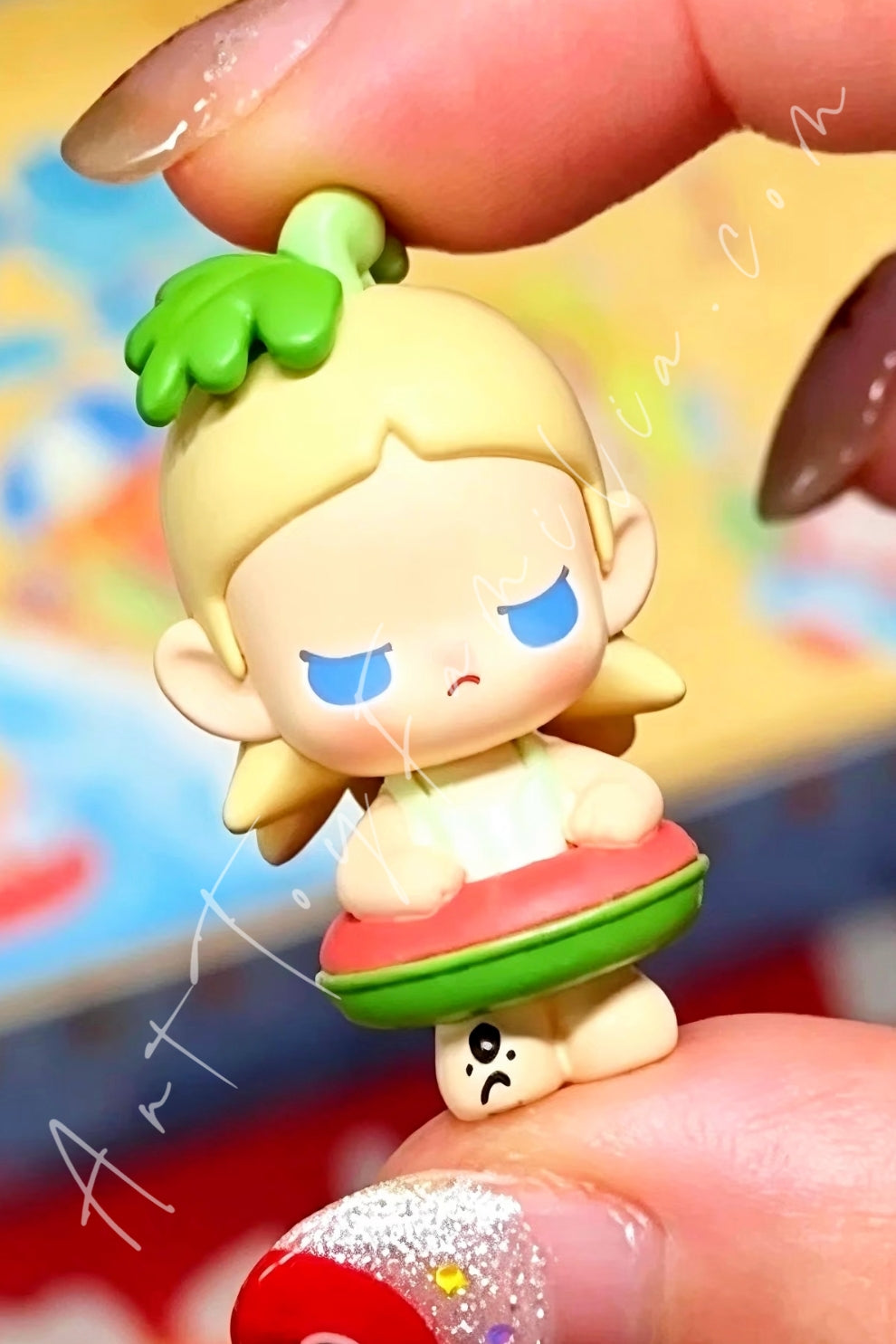 Popmart Pop Bean Island Vacation Series Zsiga Seedless Watermelon