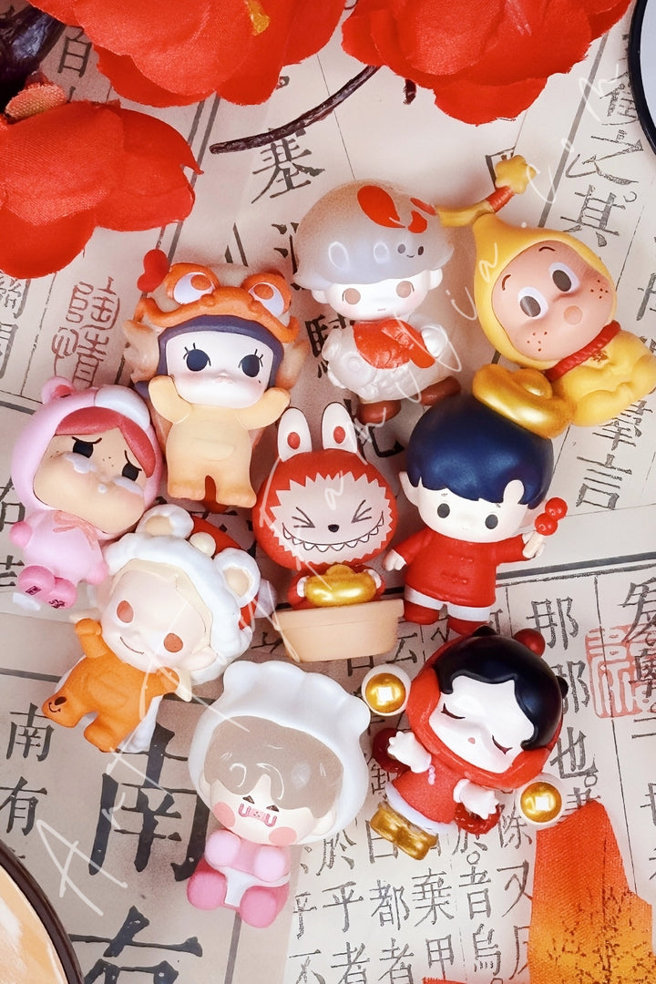 Popmart Pop Bean Ma Ma Fu Fu Series