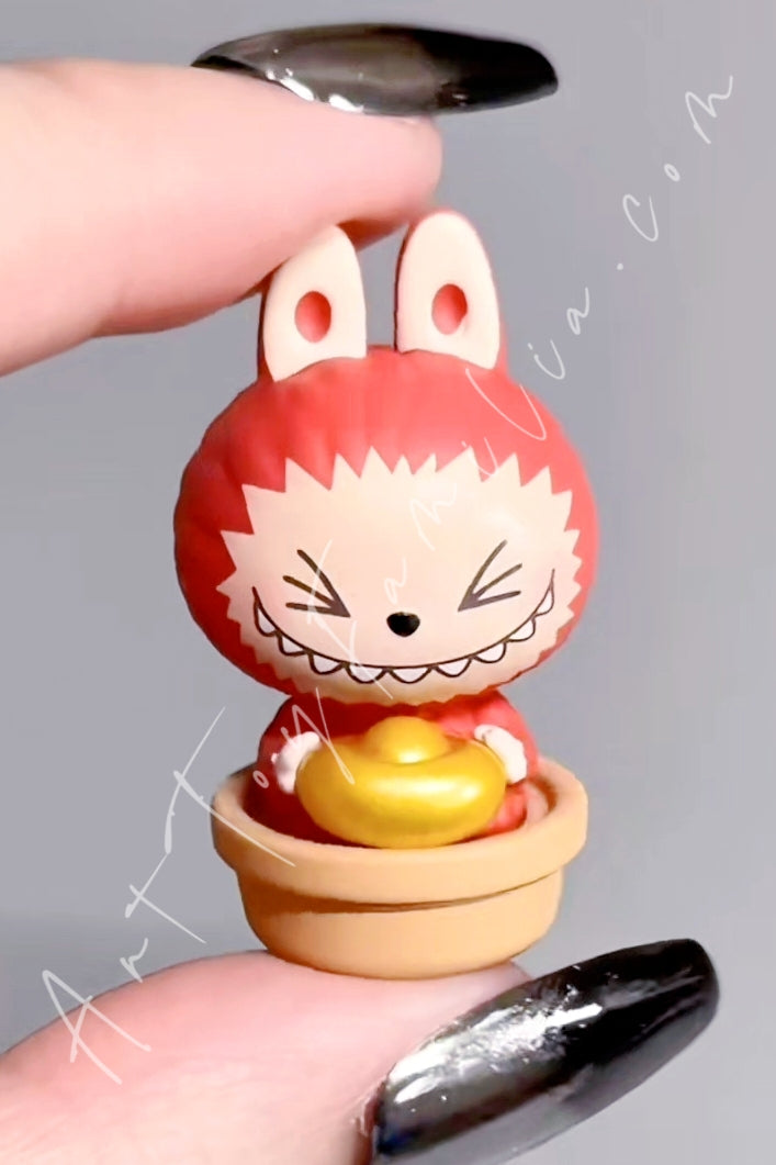 Popmart Pop Bean Ma Ma Fu Fu Series Labubu