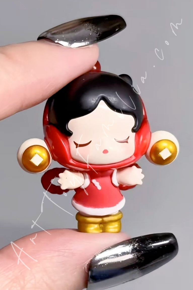 Popmart Pop Bean Ma Ma Fu Fu Series Skullpanda