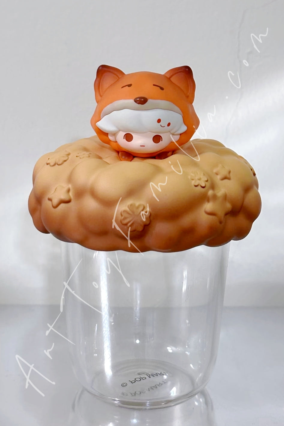 Popmart Pop Bean Pajama Party Series Blind Bottle Dimoo Lying Fox