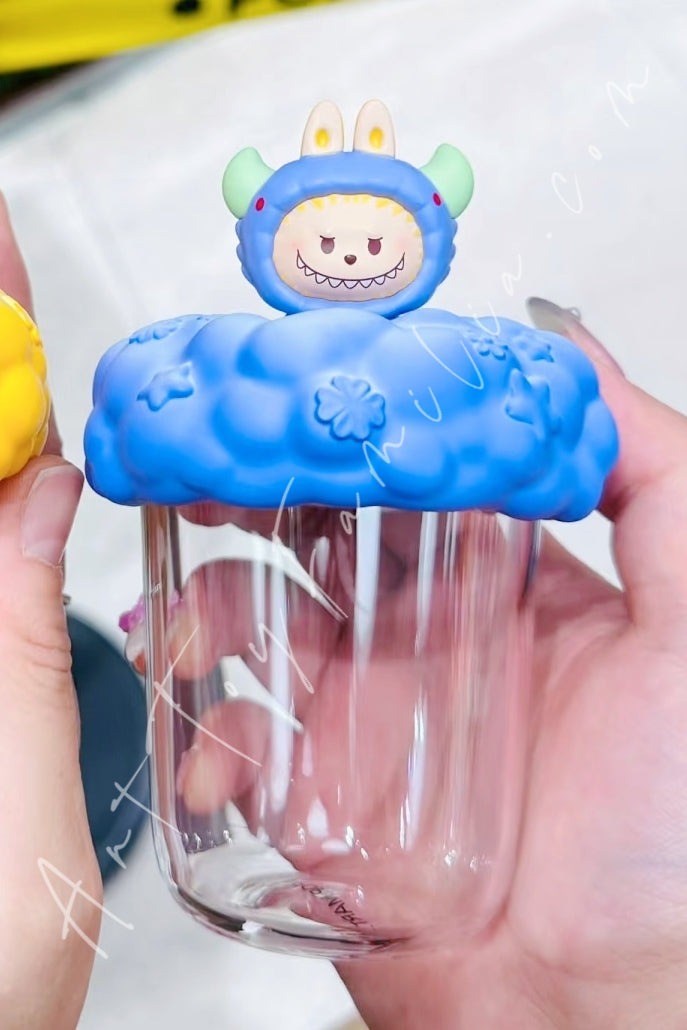 Popmart Pop Bean Pajama Party Series Blind Bottle Labubu Mini Monsters