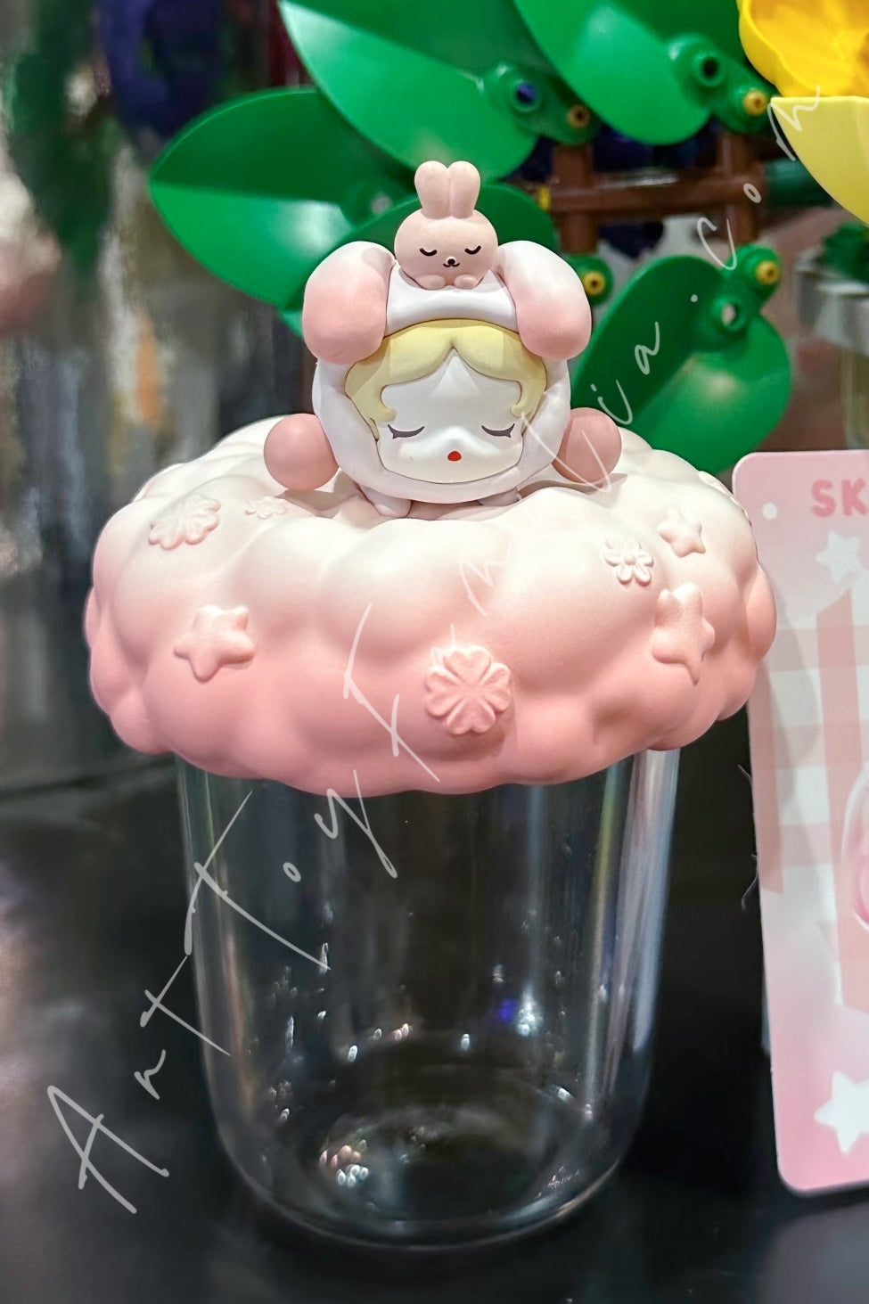 Popmart Pop Bean Pajama Party Series Blind Bottle Skullpanda Goodnight Rabbit (Secret)