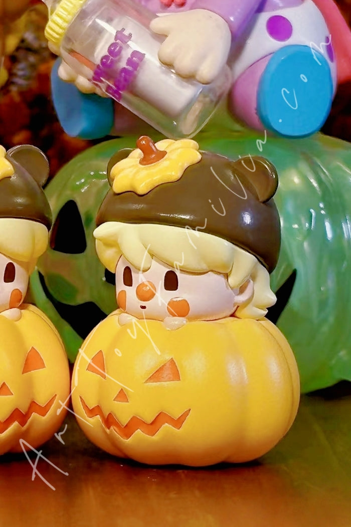 Popmart Pop Bean Pumpkin Halloween Series Sweet Bean